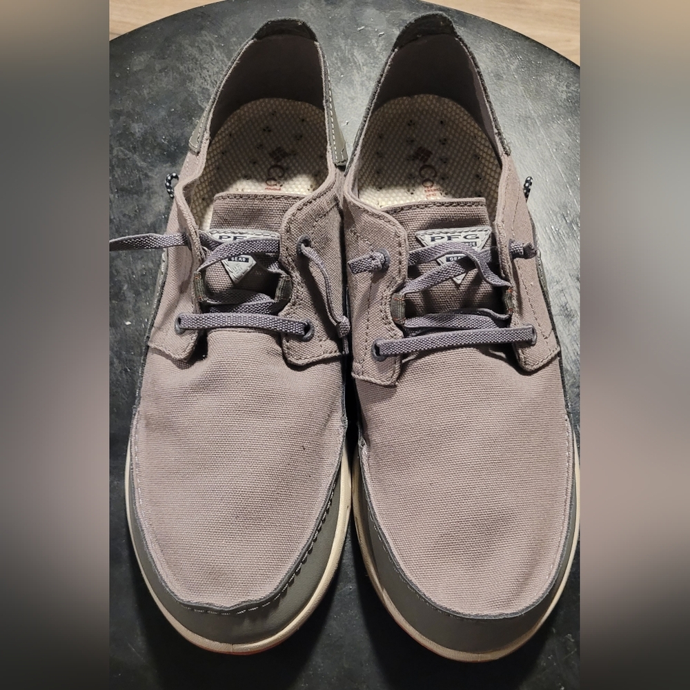 Columbia Men's Gray Boat Shoes Size 10